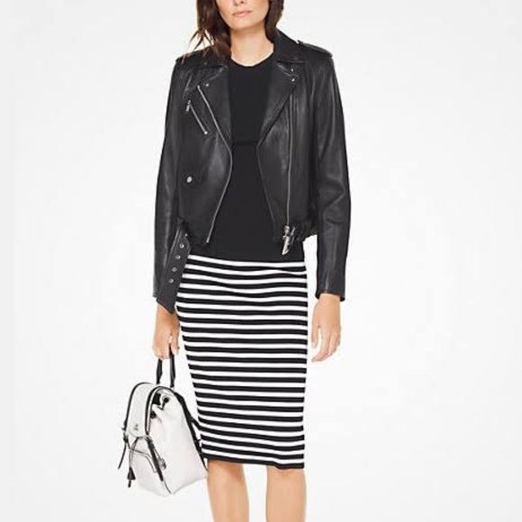 Authentic leather cropped vintage jacket - Picture 3 of 6